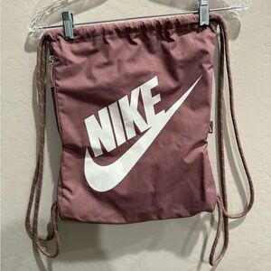 Nike Pink Drawstring Backpack